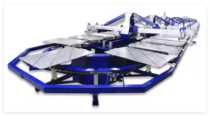 EP0102 Oval Automatic Screen Printing Machine