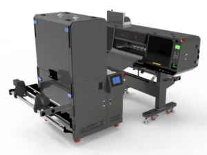 DTF-U04 5 head DTF Inkjet printer with the vertical powder shaker