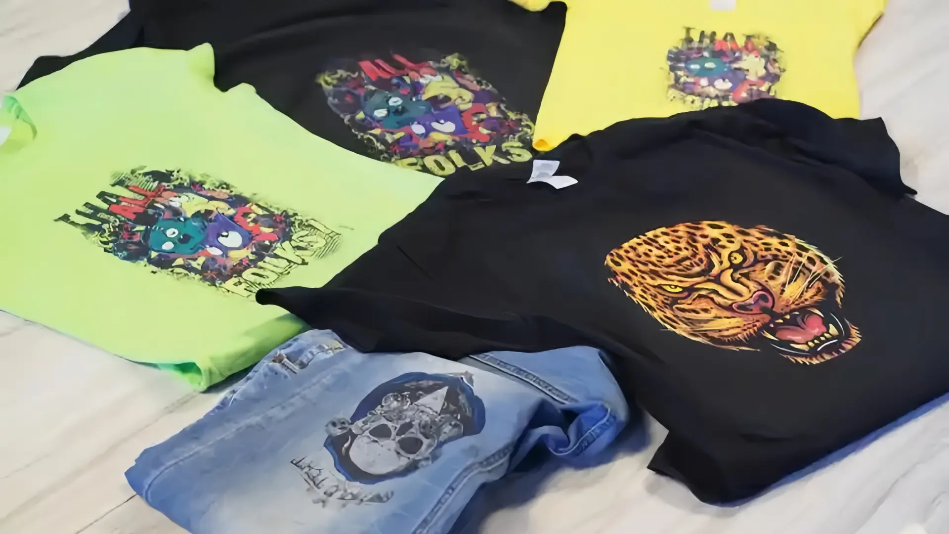 Types of t-shirt printers machine print